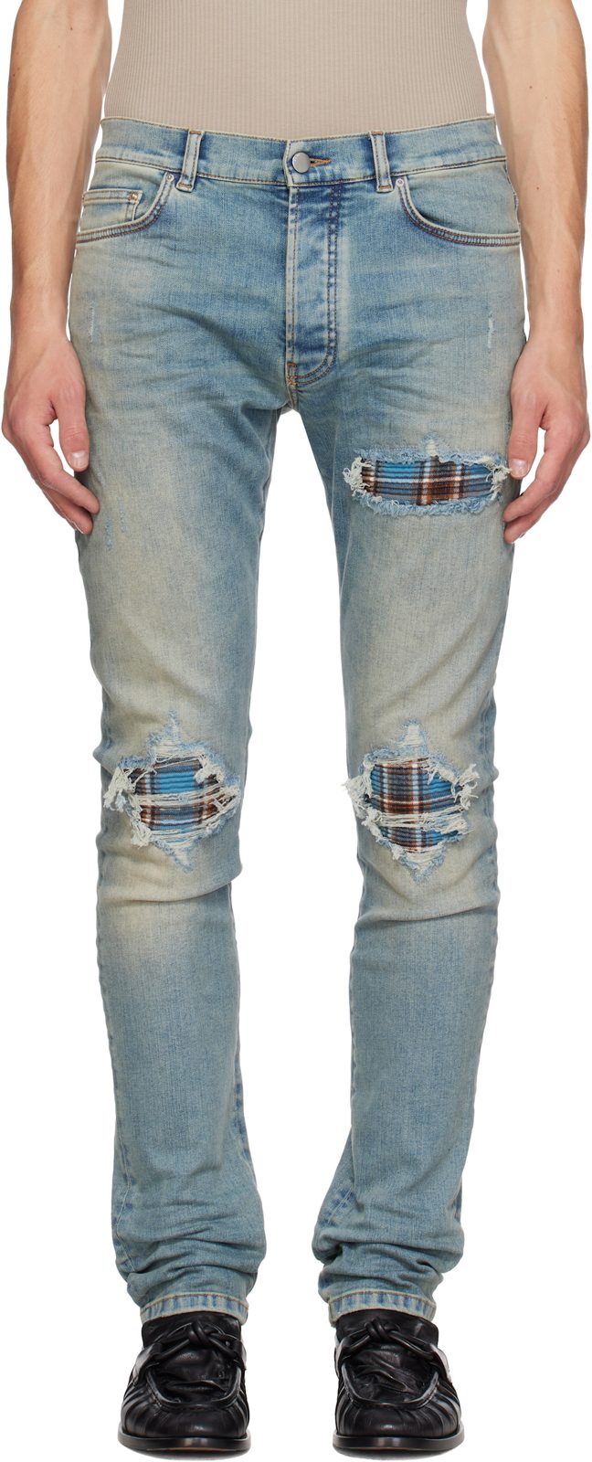Blue Flannel MX1 Jeans 262886M186013