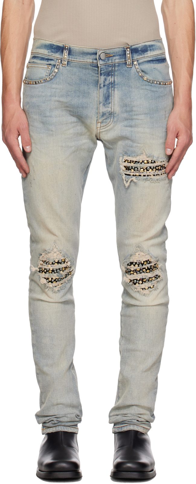 Blue Studs MX1 Jeans 262886M186002