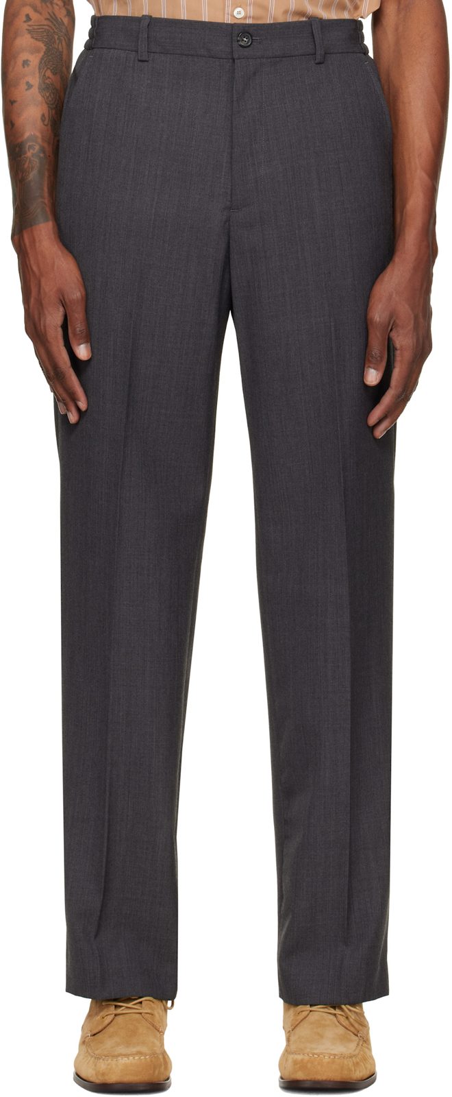Gray Dylan Trousers 262252M191011
