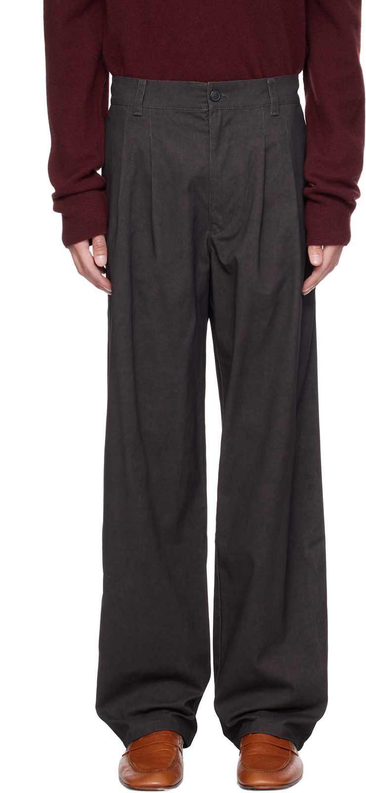Gray Yostin Trousers 262600M191004