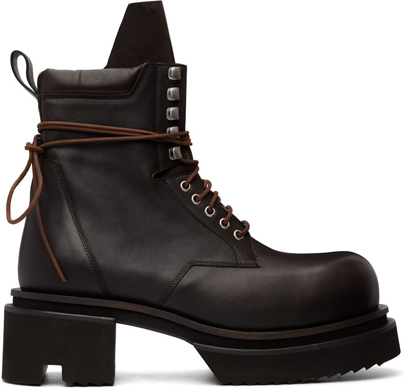 Brown Tower Low Army Bogun Boots 262232M255000