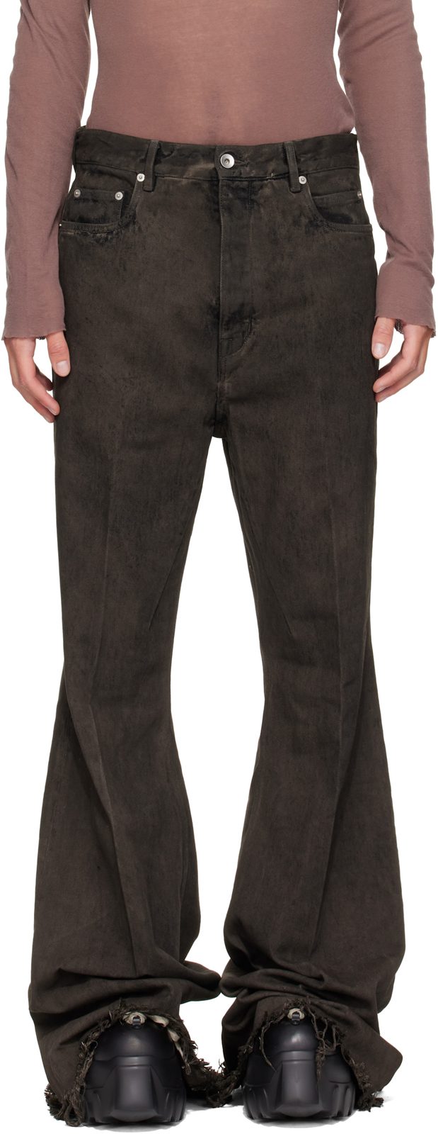 Gray Tower Bolan Bootcut Jeans 262232M186017