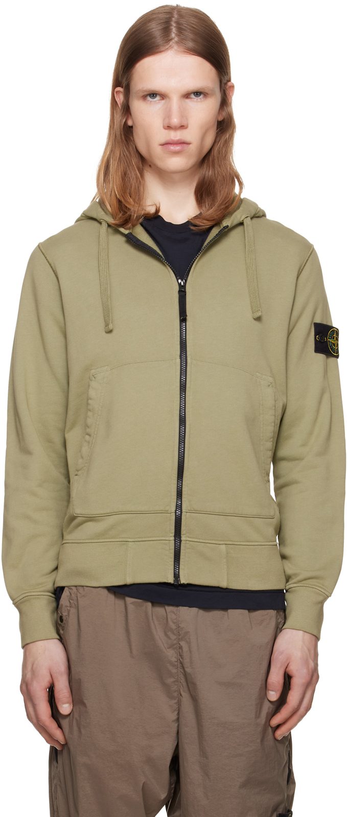Green 6100061 Organic Cotton Fleece Hoodie 262828M202009