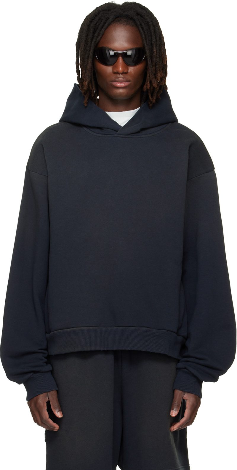 Black Fleece Logo Hoodie 262129M202004