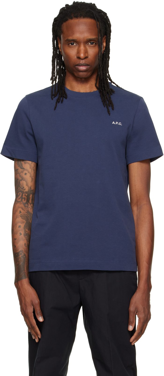 Navy Oliver T-shirt 262252M213024