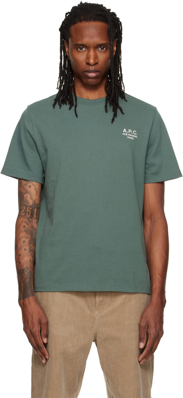 Green Standard Rue Madame T-shirt 262252M213035