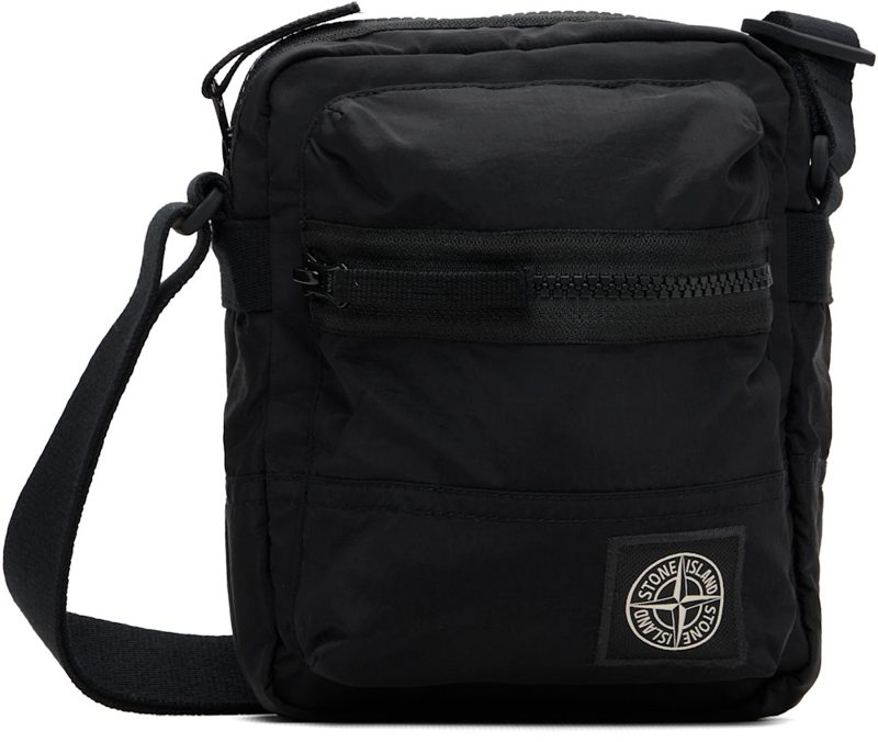 Black 9200015 Coated Nylon Metal ECONYL Bag 262828M170001