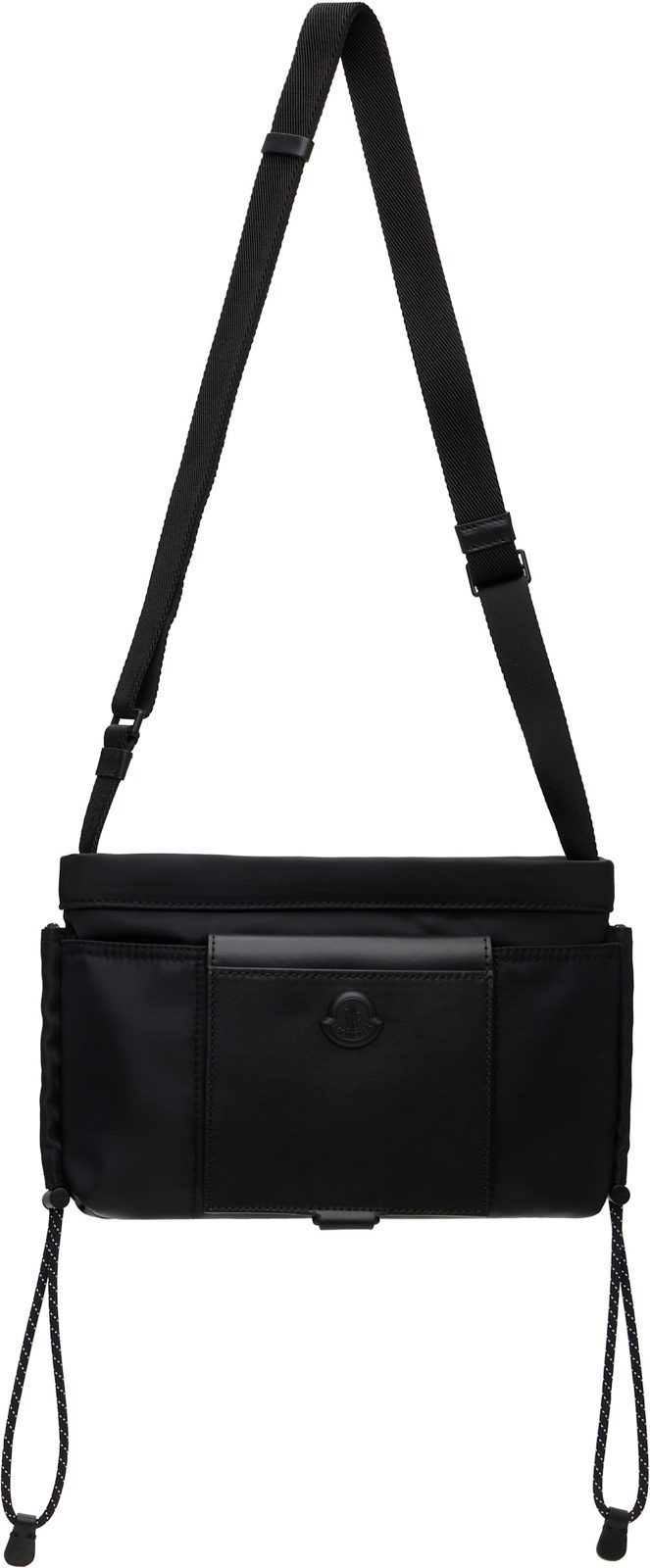 Black Kenton Drill Crossbody Bag 262111M170000