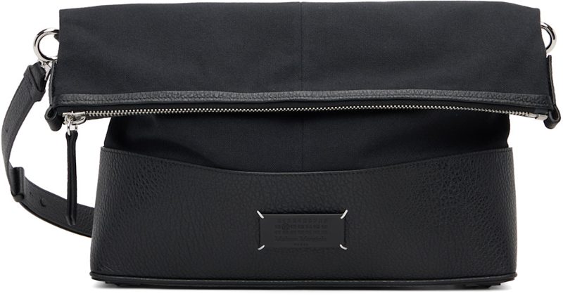 Black 5AC Medium Messenger Bag 262168M170002