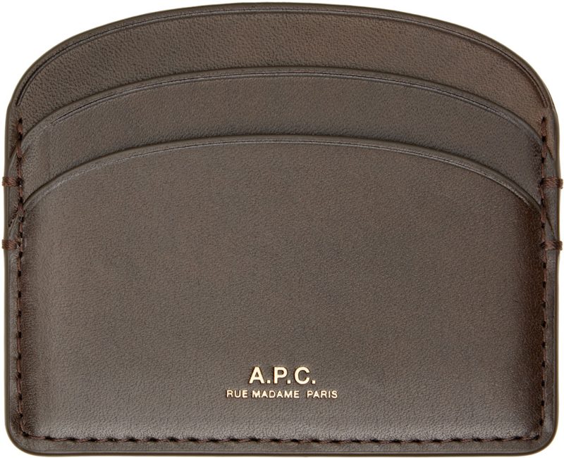 Brown Demi-Lune Card Holder 262252F037002