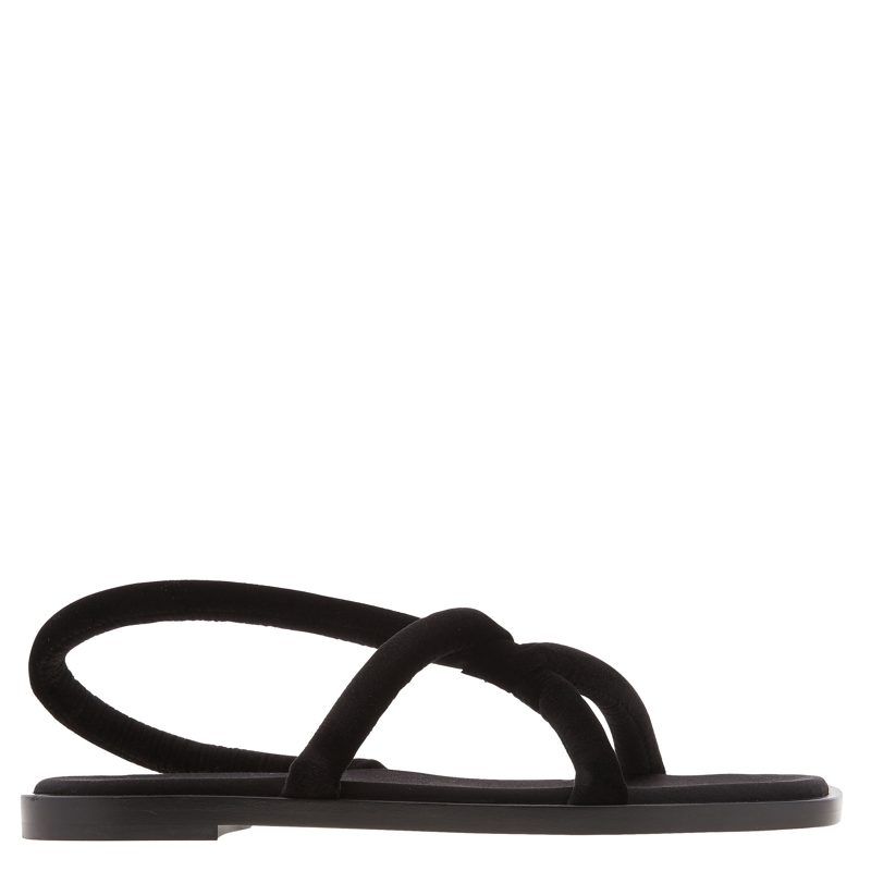 Floriane Knotted Strap Flat Sandals
