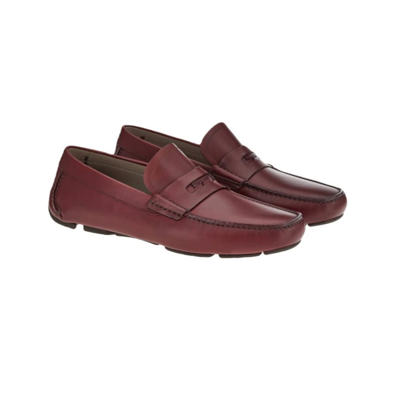Salvatore Mens Red Loafers