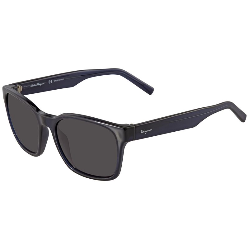 Salvatore Grey Square Unisex Sunglasses SF959S 414 55