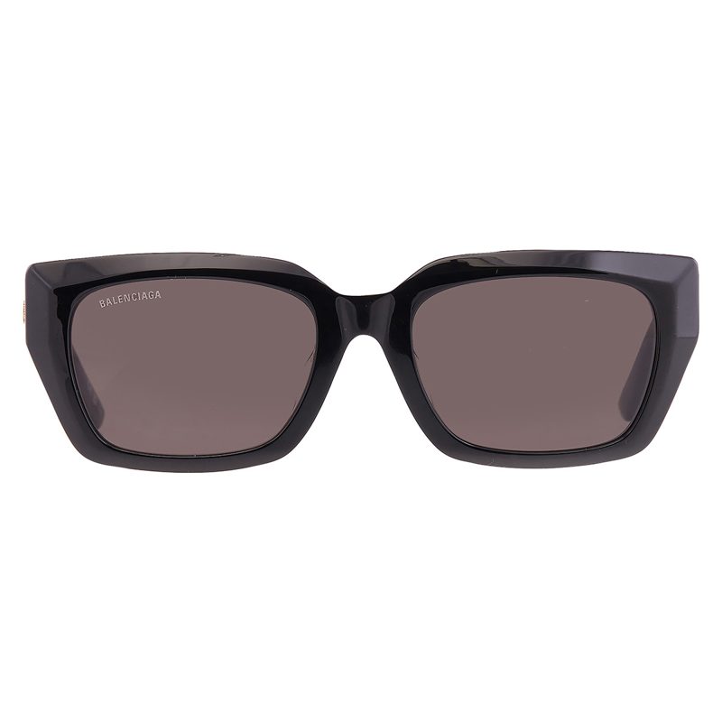 Grey Rectangular Unisex Sunglasses BB0272SA 001 54_Gray / Black
