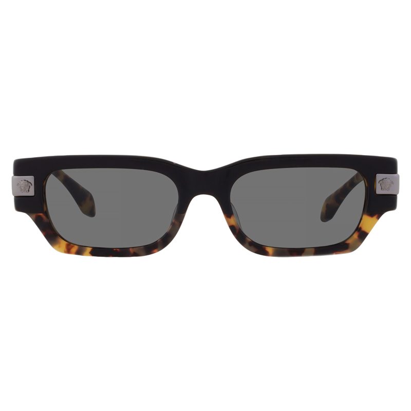 Dark Grey Rectangular Mens Sunglasses VE4465F 545687 53