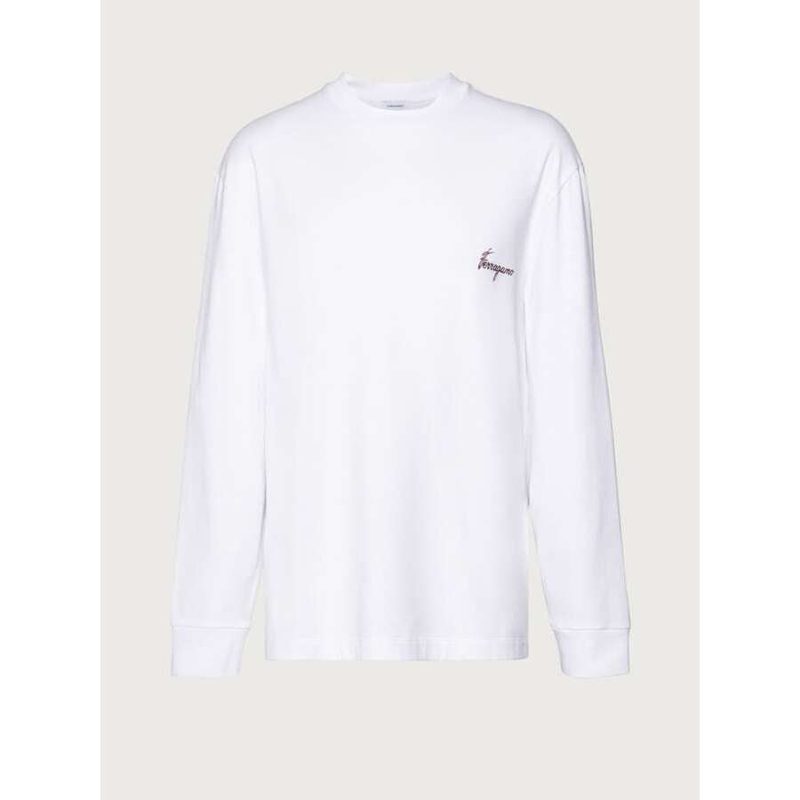 MenS White Cotton Relaxed Sweater