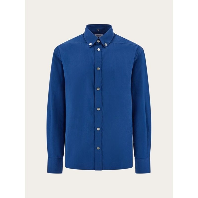 Blue Button Down Shirt_Blue
