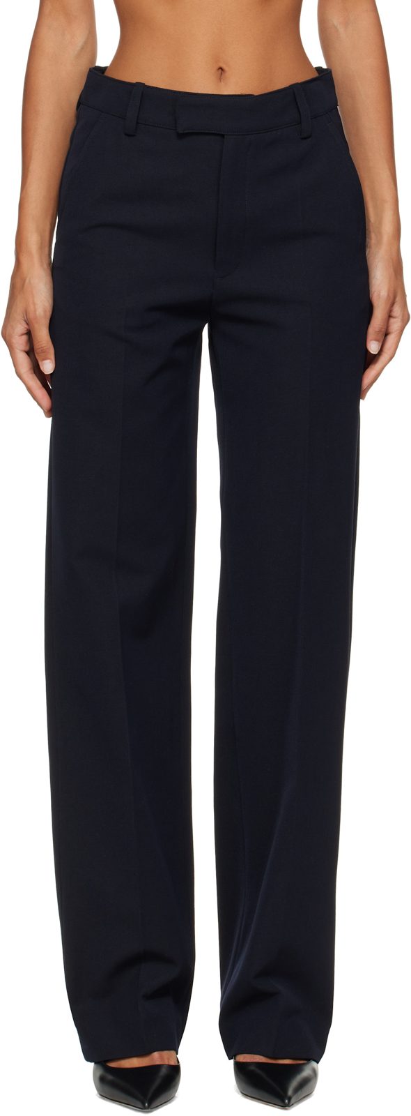 Navy Becky Trousers 262252F087005