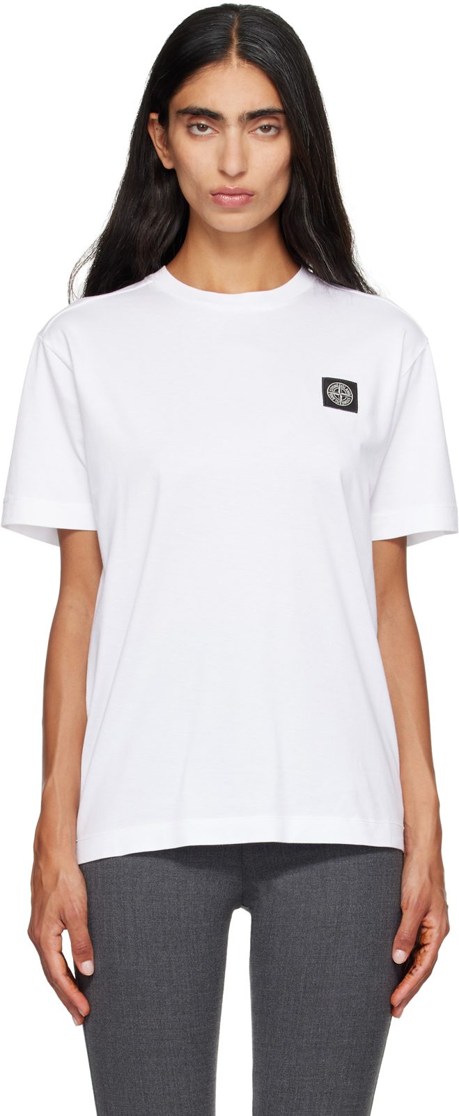 White 2100027 60/2 Cotton Jersey T-shirt 262828F110003