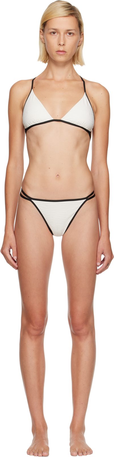 오프화이트 Monogram Lycra Bikini 262251F105000