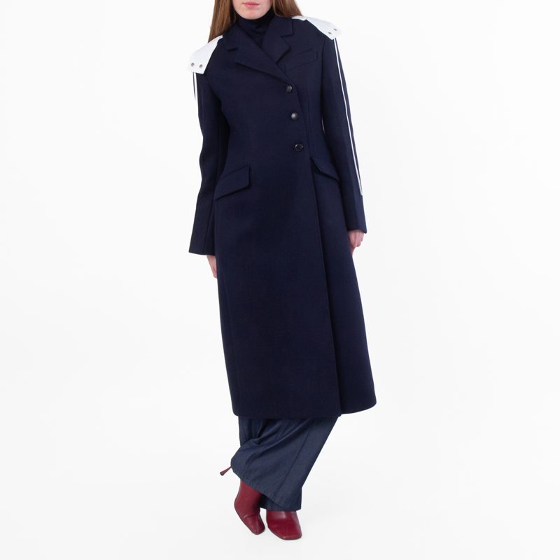 Double-Breasted Wool Coat_Blue