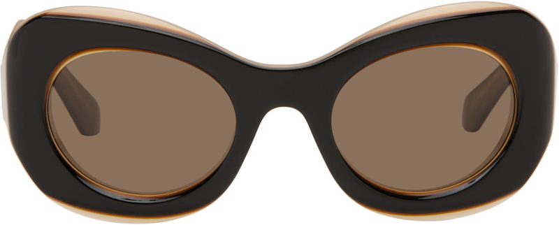 Black Sierra Butterfly Sunglasses 262677M134007
