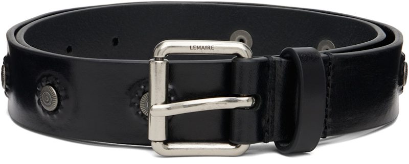 Black Marguerite Belt 262646M131001