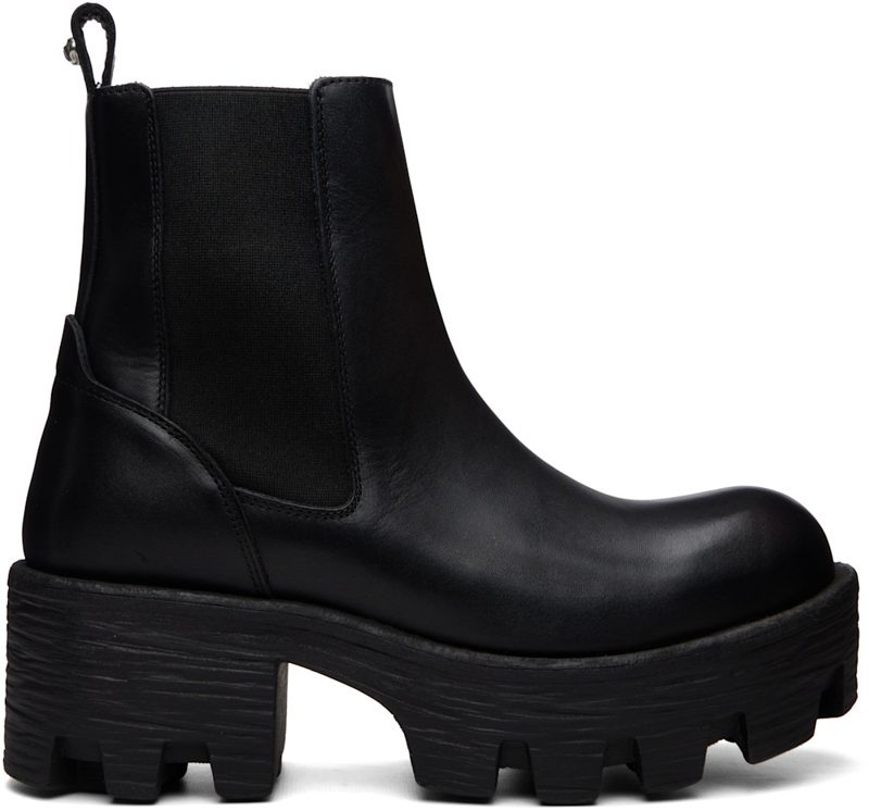 Black D-Hammer Chunky Boots 262001M223000