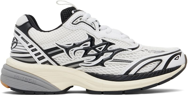White & Black M-Tech Sneakers 262886M237035