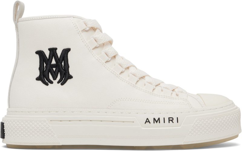 White MA Court Hi Sneakers 262886M236005
