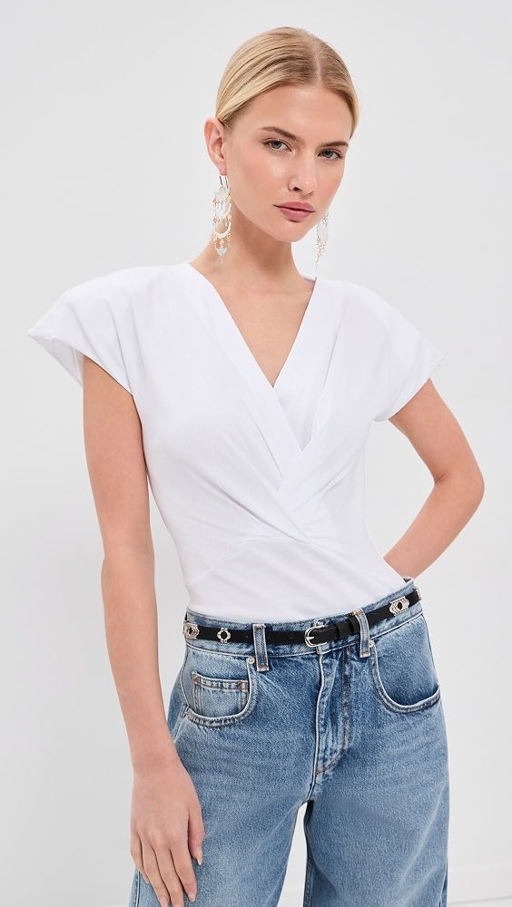 Nadrine Tee_White