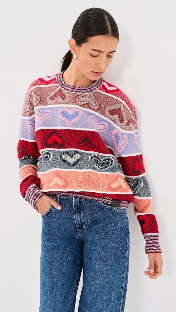 Heart Fair Isle Sweater_Multicolor 1