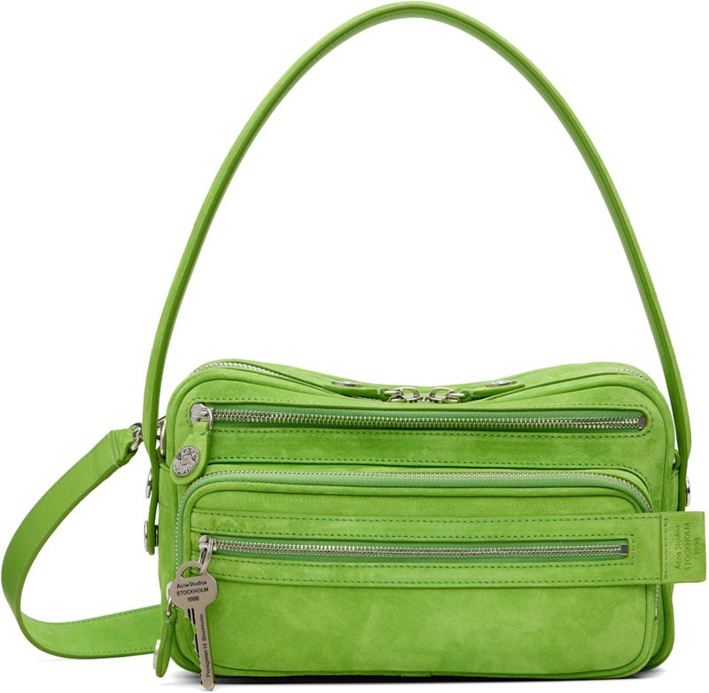 Green Camero Party Suede Bag 262129M170018