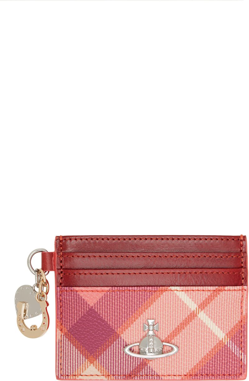 Red & Pink Charms Card Holder 262314F037022