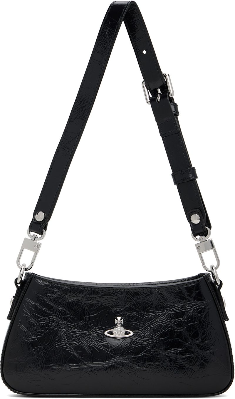 Black Tasha Shoulder Phone Bag 262314F048046