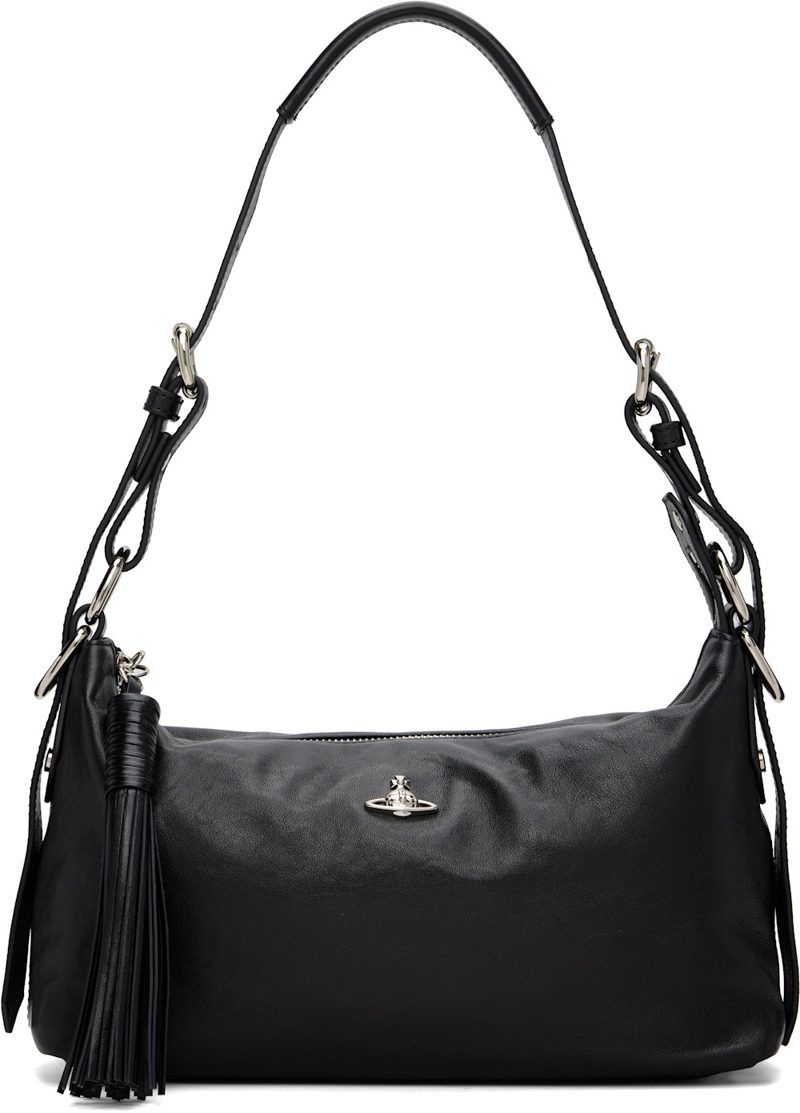Black Emma Shoulder Bag 262314F048026