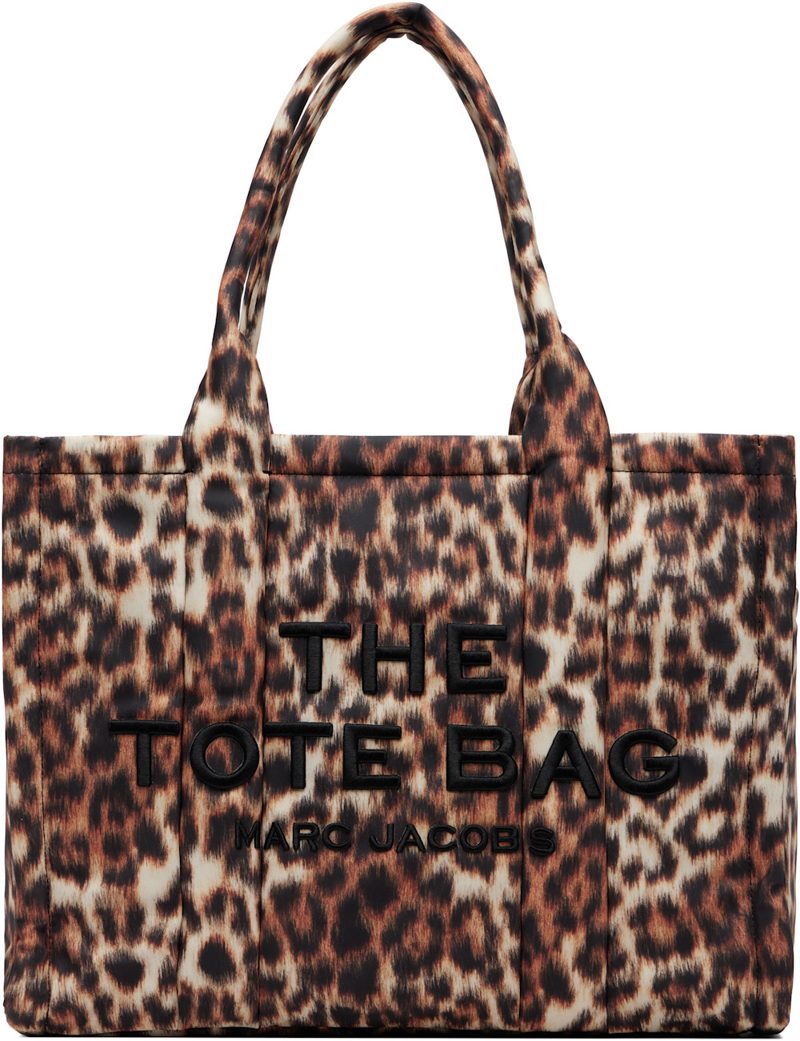 Brown & Beige The Large Tote 262190F049034