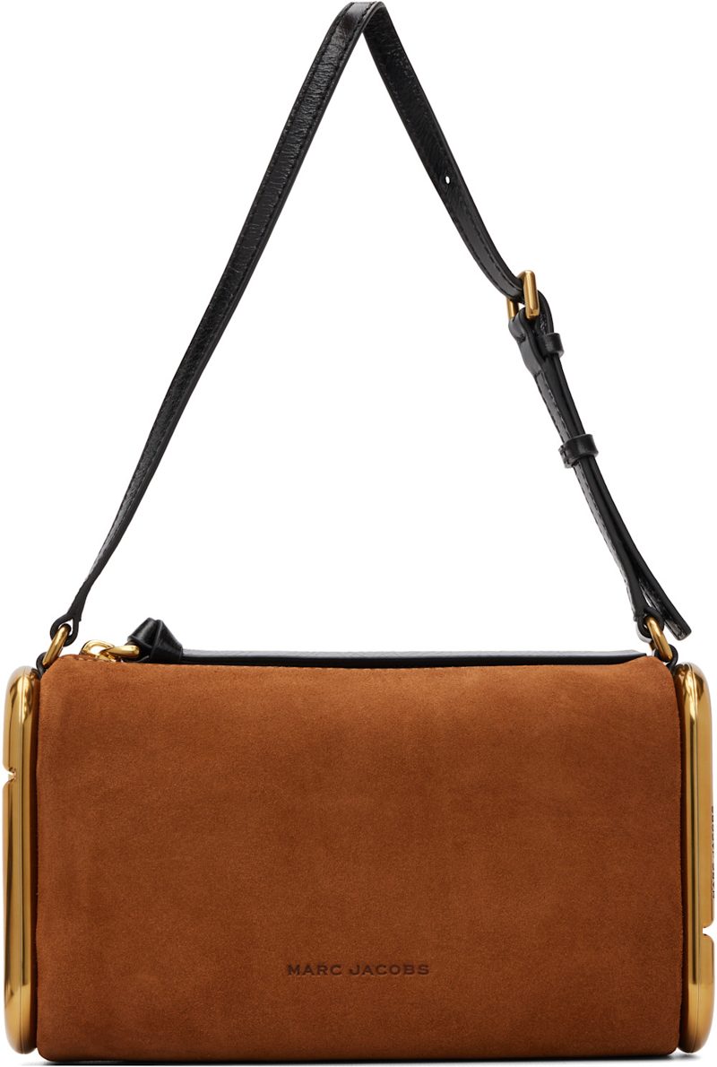 Tan Suede Scene Small Shoulder Bag 262190F048041
