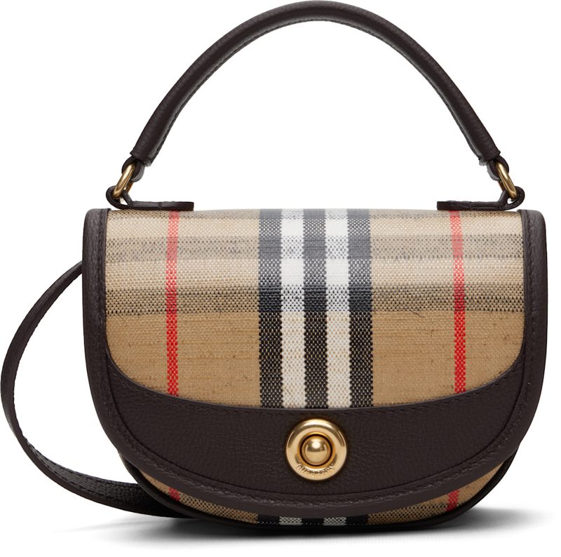 Brown & Beige Mini Highlands Bag? 262376F048003
