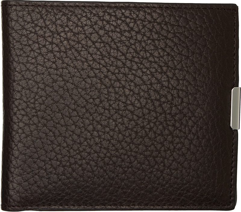Brown Soft Tab Bifold Wallet 262646M164002
