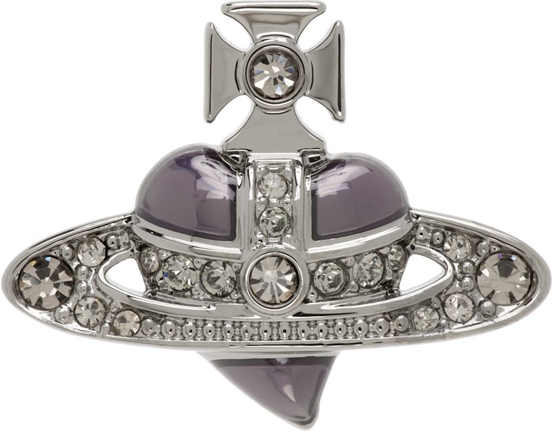 Diamante Heart Single Stud Earring 262314M144026