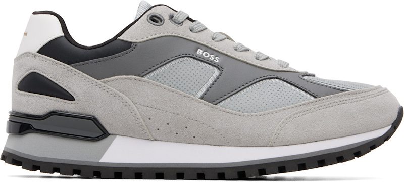 Gray Suede Sneakers 262085M237025