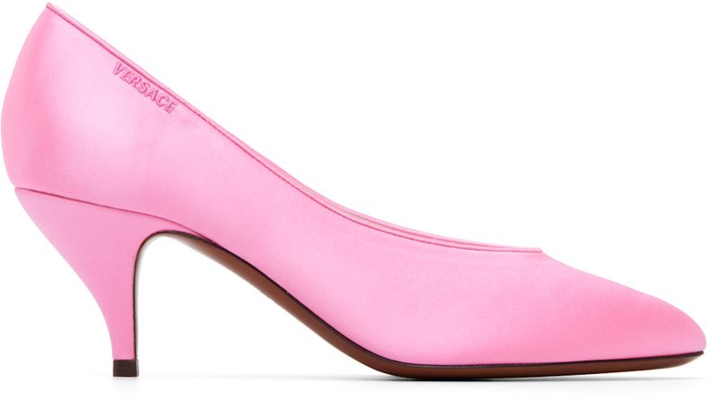 Pink Tina Satin 65mm Heels 262404F122008