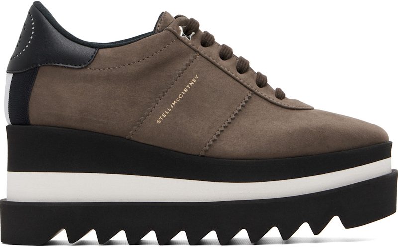 Taupe Sneak-Elyse Platform Sneakers 262471F120004