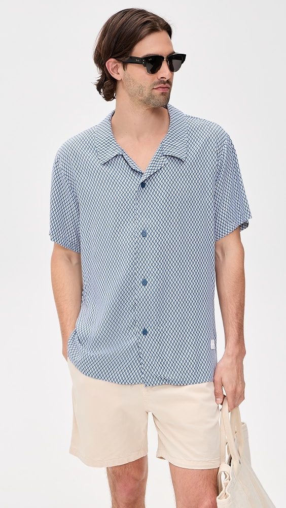 Beach Shirt_Open Blue