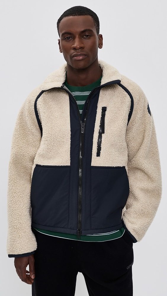 Westport Fleece Jacket_Light Tan / Nocturne