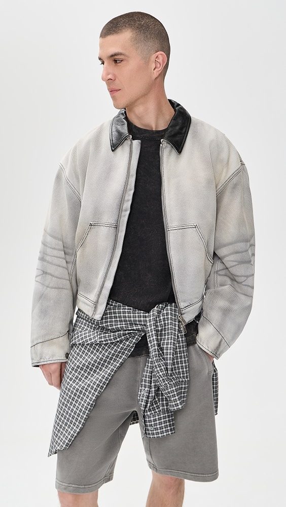Ohniev Sulphur Fade Jacket_White/Black