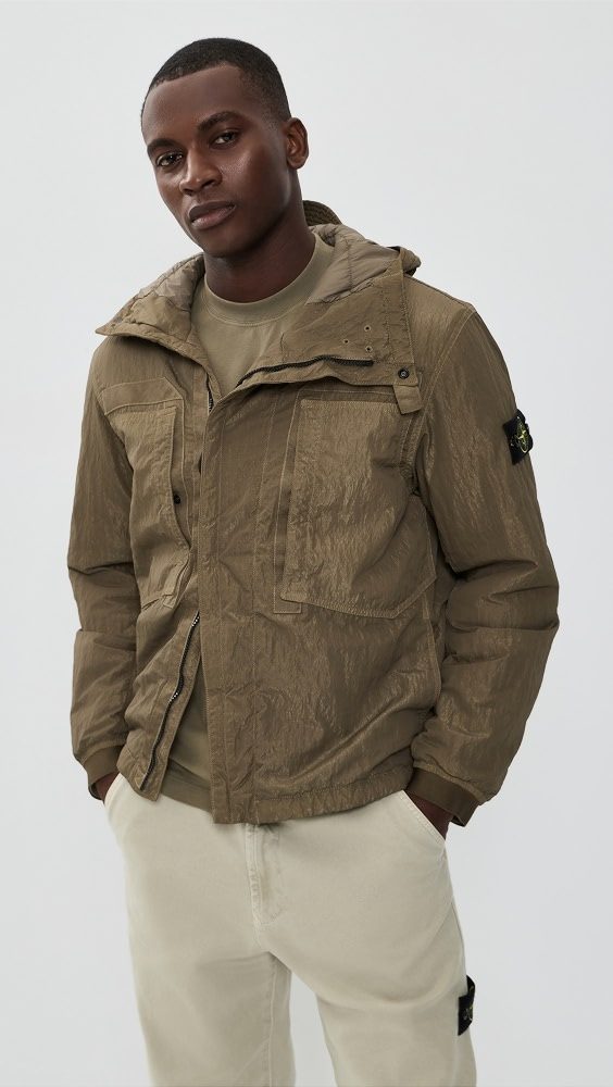 Short Hooded Parka_Military Green