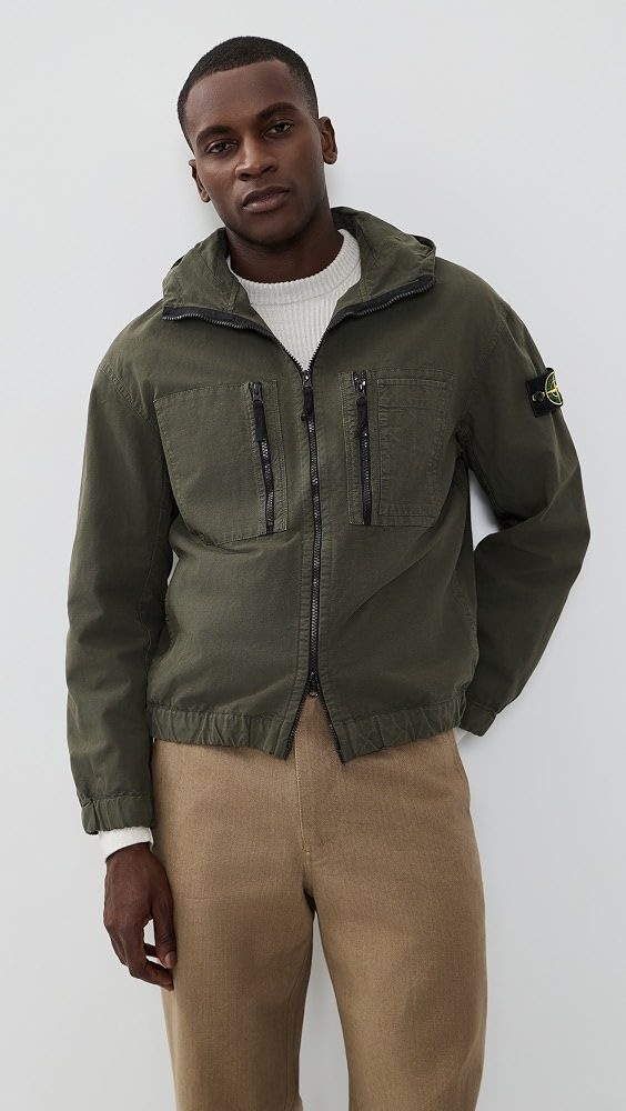 Ripstop Hooded Jacket_Coal Grey