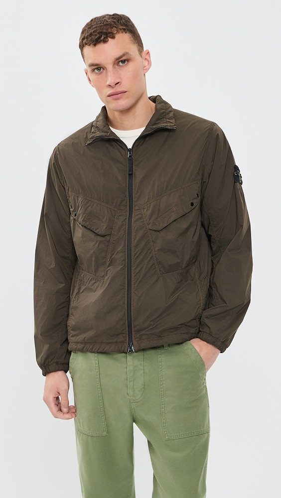 Ultralight Stand Collar Jacket_Coal Grey